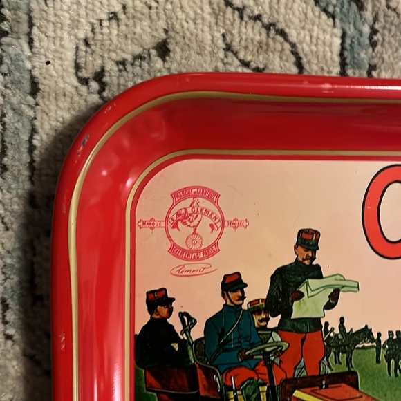 Vintage Clement Paris Cycles & Automobiles Metal Tray - Picture 5 of 6